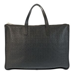 Loewe Leather Anagram Briefcase